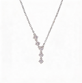 0.5 CT Lab-Grown Diamond Y-Drop Necklace in 18K Gold or White Gold