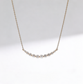 .52 CT Smile Lab-grown Diamond Necklace in 18K Gold