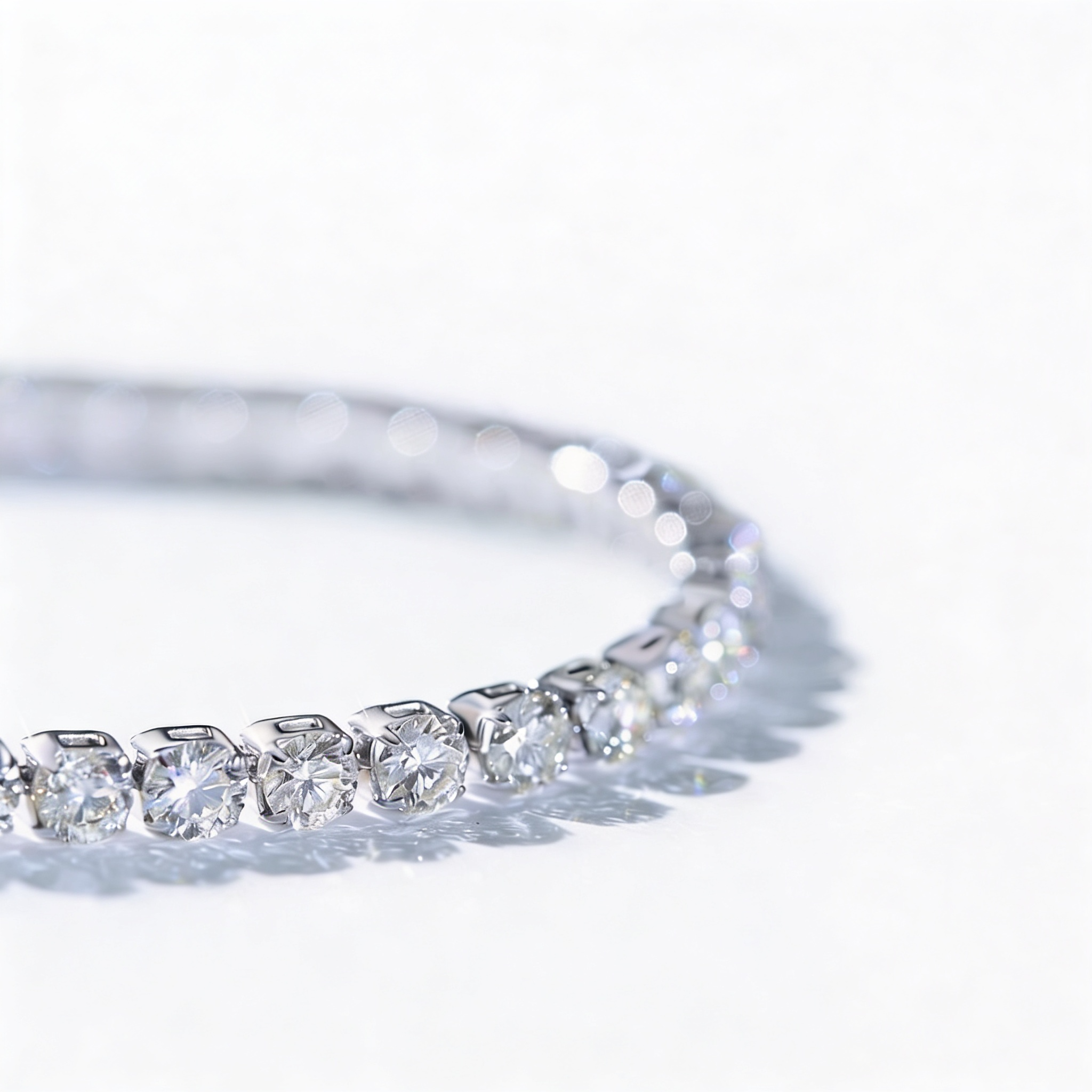 5.2 CT Lab-Grown Diamond Tennis Bracelet in White Gold
